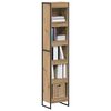 vidaXL Book Cabinet Artisian Oak 40 x 30 x 189.5 cm Engineered Wood