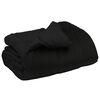 vidaXL Winter Duvet Quilted Black 200 x 220 cm Microfiber