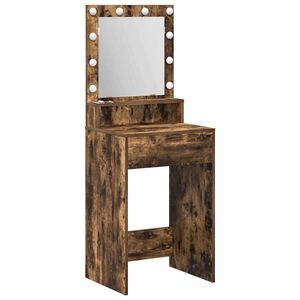 vidaXL Dressing Table Smoked Oak 50 x 41 x 135 cm Engineered Wood