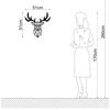 Homemania Wall Decoration Deer 51x51 cm Steel Copper