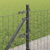 vidaXL Fence Post 52 pcs Grey 3.2 x 3.2 x 70 cm
