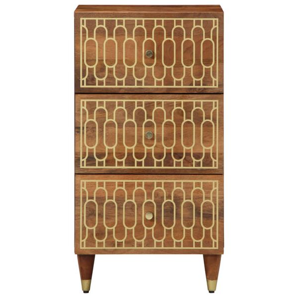 vidaXL Side Cabinet 40x33x75 cm Solid Wood Mango
