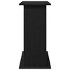 vidaXL Aquarium Stand Black Oak 81x36x73 cm Engineered Wood