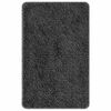 vidaXL Anti-slip Bath Mat Set 2 pcs Dark Grey PP
