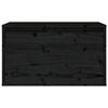 vidaXL Wall Cabinet Black 60x30x35 cm Solid Pinewood