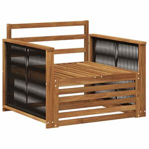 vidaXL Outdoor Middle Sofa Natural