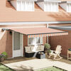 vidaXL Retractable Awning Manual Multicolour 400 x 300 cm Fabric