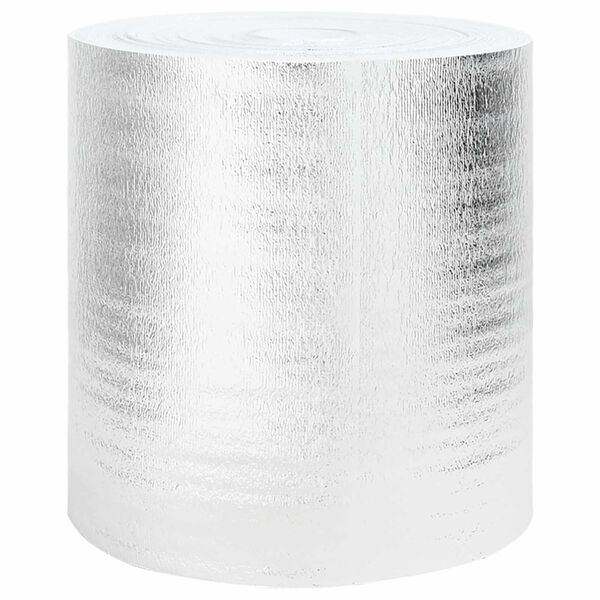 vidaXL Radiator Heat Reflector 2 pcs Silver 25 x 0.5 m Polyethylene