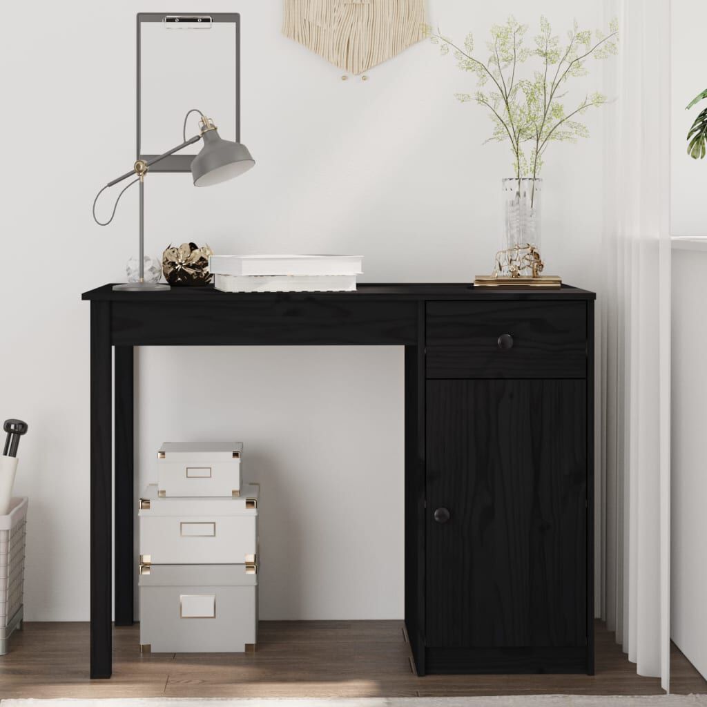 Cheap small outlet black desk