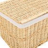vidaXL 6 Piece Nesting Basket Set Natural Willow