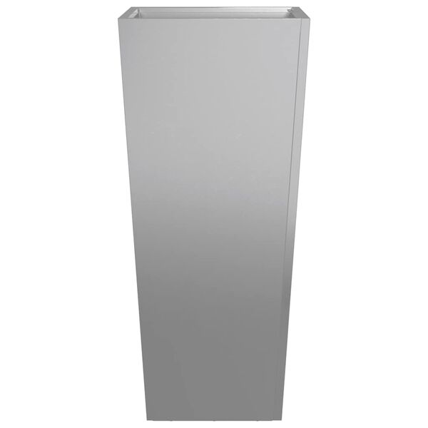 vidaXL Garden Planter 35x35x75 cm Galvanised Steel