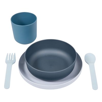 Bo Jungle 5 Piece Baby Tableware Set CPLA Blue