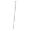 vidaXL Console Table Legs Conical Shape 4 pcs White 72-73 cm Steel