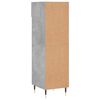 vidaXL Shoe Cabinet Concrete Grey 30x35x105 cm Engineered Wood