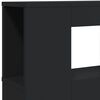 vidaXL LED Headboard Black 220x18.5x103.5 cm Engineered Wood