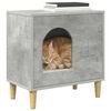 vidaXL Cat House Concerte 51 x 30 x 52 cm Engineered Wood