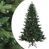 vidaXL Artificial Hinged Christmas Tree 120 cm PVC and Metal Green