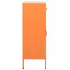 vidaXL Storage Cabinet Orange 80x35x101.5 cm Steel