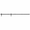 vidaXL Mini Sliding Cabinet Door Kit Carbon Steel 183 cm