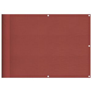 vidaXL Balcony Screen Terracotta 75x800 cm 100% Polyester Oxford