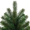 vidaXL Artificial Christmas Tree with 150 LEDs Green 75 cm PE and PVC