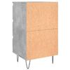 vidaXL Bedside Cabinets 2 pcs Concrete Grey 40x35x69 cm Engineered Wood