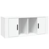 vidaXL TV Cabinet White 100x35x40 cm Engineered Wood