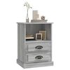 vidaXL Bedside Cabinet Grey Sonoma 43x36x60 cm