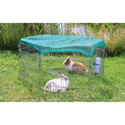 TRIXIE Outdoor Animal Pen with Protective Net 63x60 cm Silver 6253