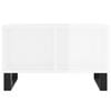 vidaXL Coffee Table High Gloss White 60x50x36.5 cm Engineered Wood