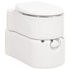 vidaXL Integrated Camping Toilet White 24+17 L HDPE&Steel