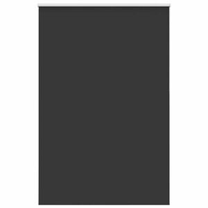 vidaXL Roller Blind Blackout Black 160x230 cm Fabric Width 156.6 cm Polyester