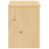 vidaXL Bedside Cabinet Light Wood 35x30x40 cm Solid Pinewood