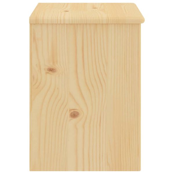 vidaXL Bedside Cabinet Light Wood 35x30x40 cm Solid Pinewood