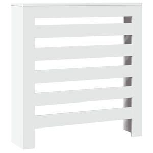 vidaXL Radiator Cover White 78 x 20 x 82 cm Engineered Wood