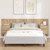 vidaXL Headboard with Cabinet 3 pcs Artisan Oak Engineered Wood