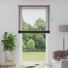 vidaXL Venetian Blind Manual Dark Brown with Pattern 213 x 110 cm PVC