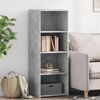 vidaXL Highboard Concrete Grey 45x41x124 cm Engineered Wood