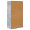 vidaXL Cabinet Manual Concrete Grey 79.5 x 49 x 156 cm Engineered Wood