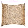 vidaXL Camouflage Net with Storage Bag 416x402 cm Sand