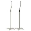 Universal Speaker Stand Silver 2 pcs