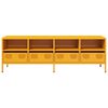 vidaXL TV Cabinet Mustard Yellow 135x39x43.5 cm Cold-rolled Steel