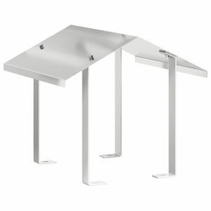 vidaXL Chimney Hood Silver 40 x 40 x 37.5 cm Stainless Steel