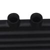 vidaXL Bathroom Heating Towel Rail Radiator Straight 600x764 mm Black
