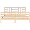 vidaXL Bed Frame without Mattress Super King Size Solid Wood
