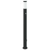 vidaXL Bollard Lights with Sensor&Outlet 3pcs 110 cm Stainless Steel IP44
