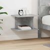 vidaXL Bedside Table Concrete Grey 40 x 30 x 25 cm Engineered Wood