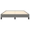 vidaXL Bed Frame without Mattress Dark Grey 135x190 cm Double Double Fabric