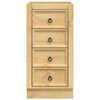 vidaXL Cabinet SKI Honey Brown 40 x 46 x 81 cm Solid Pine Wood