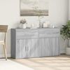 vidaXL Sideboards 2 pcs Grey Sonoma 60x31x70 cm Engineered Wood